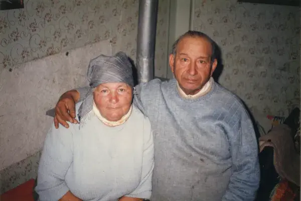 Id. Sztojka György feleségével, Kolozs 1996.