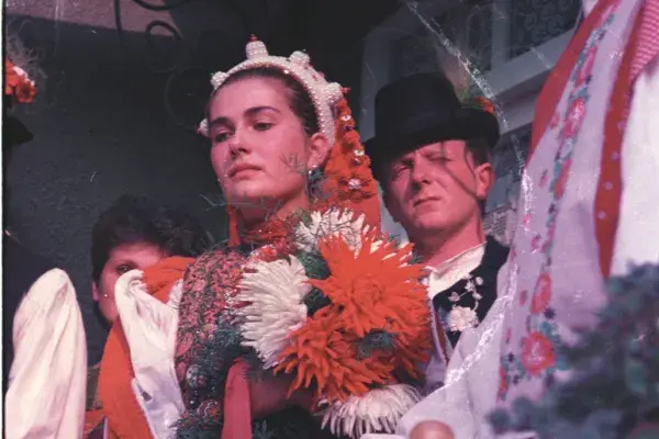 106.) Balla Ferenc és Héjja  Noémi esküvője Szamosújváron, 1980-as évek