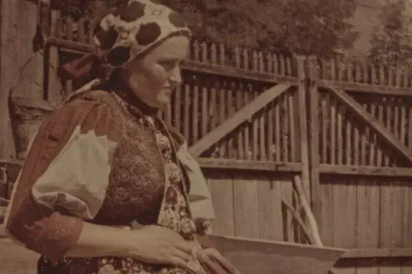 43.) Szallós Jánosné Szallós Ilonka. Magyarvista, 1960-as évek