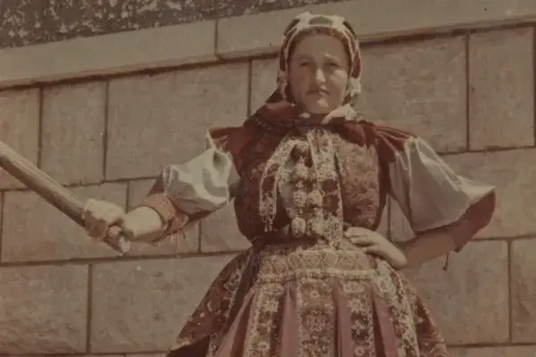 44.) Szallós Jánosné Szallós Ilonka. Magyarvista, 1960-as évek