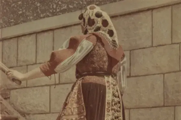 46.) Szallós Jánosné Szallós Ilonka. Magyarvista, 1960-as évek