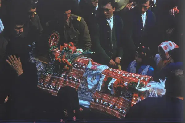 38.) Lengyel Márton temetése. Szék, 1980-as évek