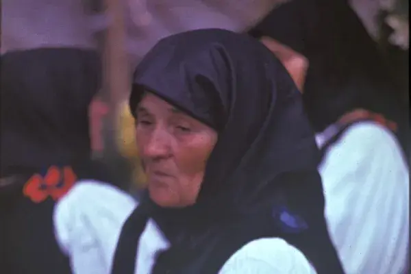 10.) Portré idős asszonyról. Szék, 1960-as évek