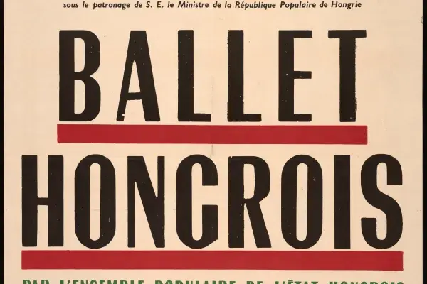 Franciaországi turné, Théatre De L'empire, plakát, 1955