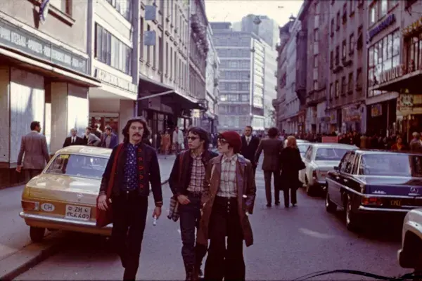 Halmos Béla, Sebő Ferenc, Jobba Gabi, Jugoszlávia, 1973 (HH_THA_FO_004857).JPG