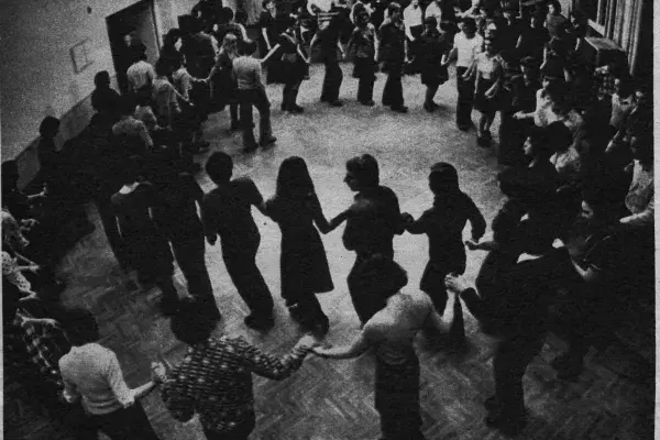 Tánctanítás Timár Sándor vezetésével, Budapest, Kassák Klub táncháza, 1976 (HH_THA_FO_002310_01).JPG