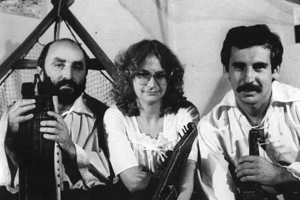Tiszavirág Együttes, Dormán László, Dudás Anikó, Borsi Ferenc, Zenta, 1980 (HH_THA_FO_000513_01).JPG