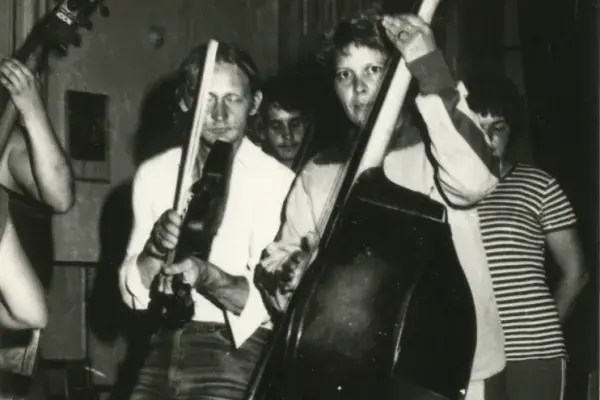 Jászberényi tábor: Kozma Gyula „Kosztya" a kontránál (1984)