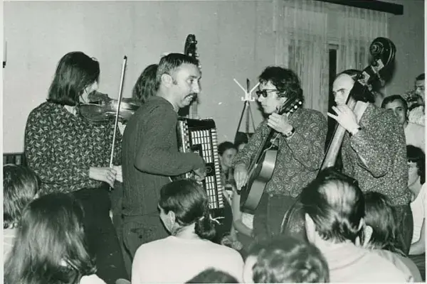 Szolnoki fesztiválon a Bartók Táncegyüttessel (1973)