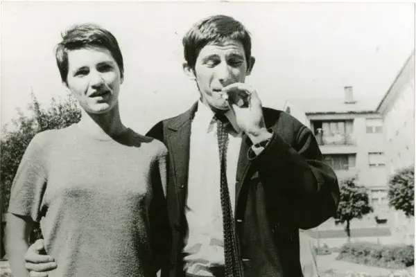 Gyenes Katalin és Halmos Béla 1970-es évek elején