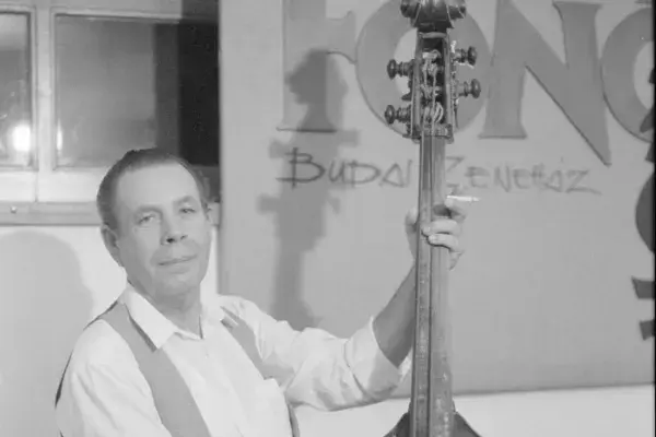 Lukács Ödön "Gamizsi" királyfalvi bőgős Fonó Budai Zeneház 1998.