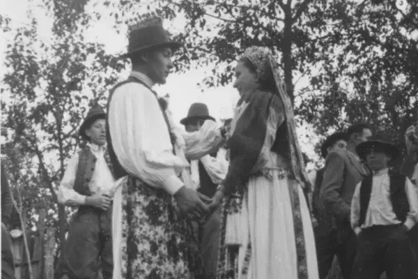 7.) Ifjú pár. Magyarvista, 1950-60-as évek