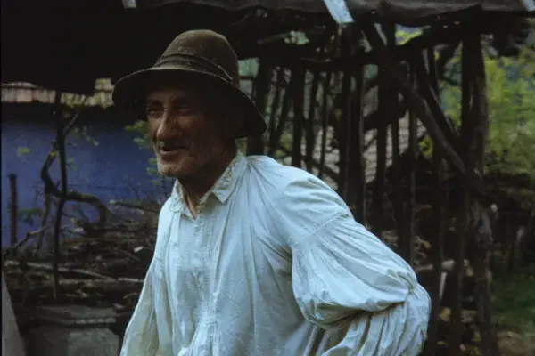 Idős férfi, Mezőség,1980-as évek