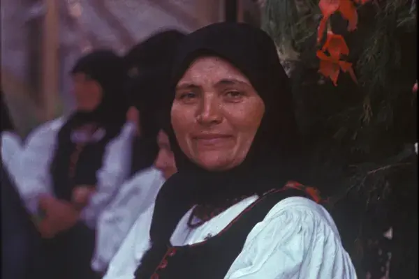 24.) Portré egy asszonyról (Bödő Rózsi). Szék, 1970-es évek
