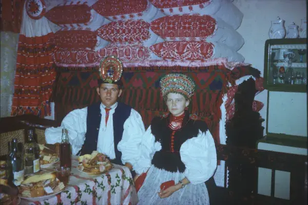 5.) Lakodalom - Ifjú pár. Szék, 1960-as évek