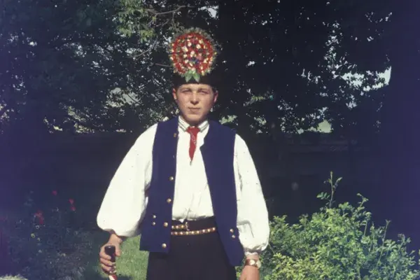 42.) Vőfély (Juhos Pista). Szék, 1980-as évek